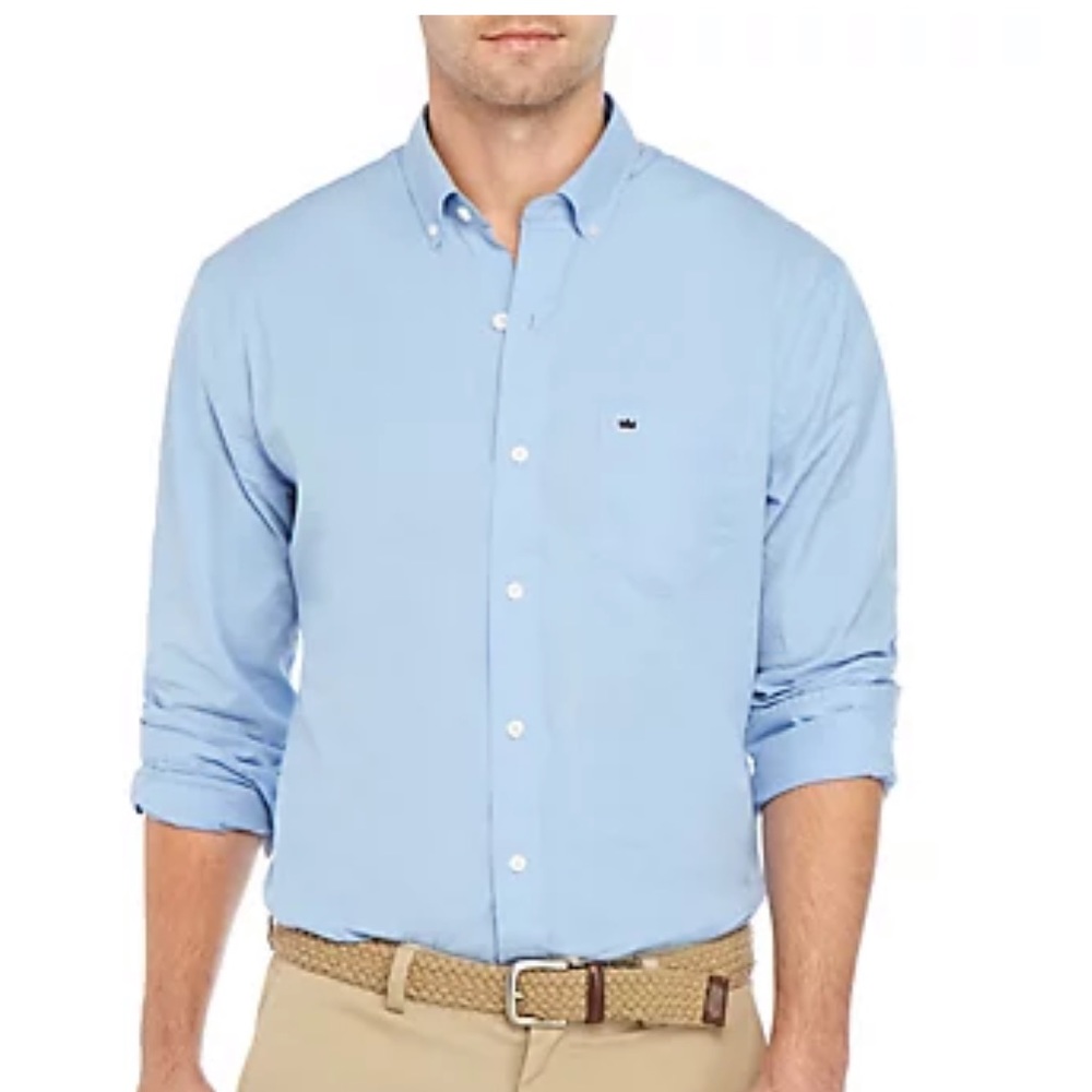 Crown & Ivy Motion Flex Long Sleeve Woven Shirt